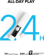 Anker Soundcore A30i Lipstick-Shaped Smart Noise Cancelling Earbuds – White