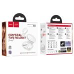 HOCO EQ3 True Wireless in-Ear Earbuds – White Color