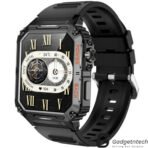 VALDUS VD38 Smartwatch Outdoor Recreation Watch Dynamic LED Luminous Effect Support Waterproof-Black Color