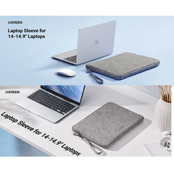 UGREEN LP187 14.9-Inch Waterproof Laptop Sleeve Bag