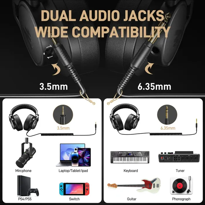 MAONO MH700 Monitoring Headphones – Brown|MAONO MH700 Monitoring Headphones in Bangladesh