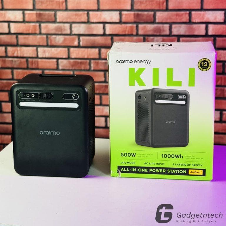 oraimo All-in-One Solar Power Station Inverter 500W, Lithium Battery 1000Wh by oraimo - Gadgetntech Bangladesh