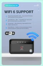 OLAX M100 WiFi 6 10000mah 5G Pocket Router angle 9