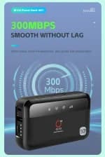 OLAX M100 WiFi 6 10000mah 5G Pocket Router angle 4