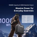 oraimo All-in-One Solar Power Station Inverter 500W, Lithium Battery 1000Wh angle 4