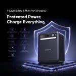 oraimo All-in-One Solar Power Station Inverter 500W, Lithium Battery 1000Wh angle 9
