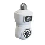 V380 E9 Dual Lens Bulb PTZ IP Camera- White Color by V380 - Gadgetntech Bangladesh