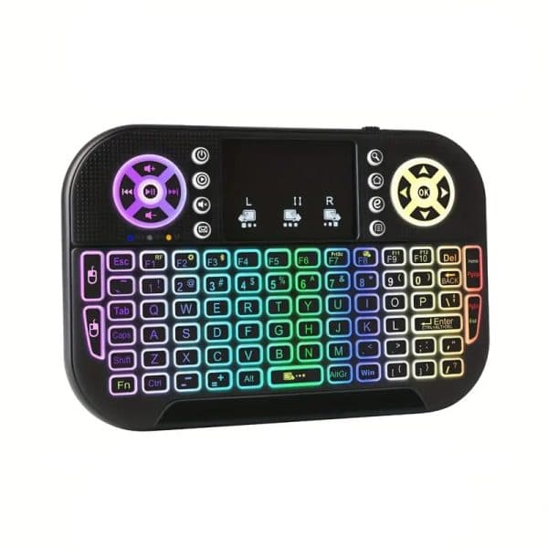 GearUP MK20 2.4GHz + Wireless Dual Mode RGB Backlit Rechargeable Mini Portable Keyboard With Touchpad by GearUP - Gadgetntech Bangladesh