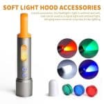 GearUP K57 Multifunctional Rechargeable Torch, Flashlight Zoomable LED Flashlight angle 3