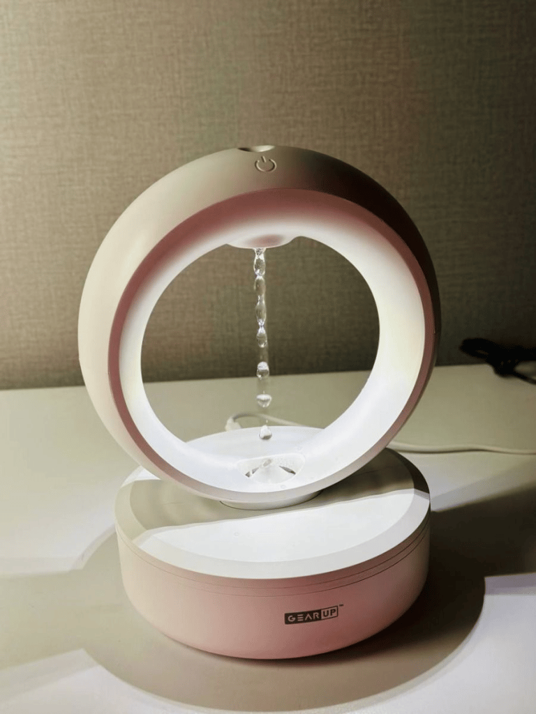 GearUp Anti Gravity Water Humidifier Water Droplet Smart Humidifiers (GH08) angle 2