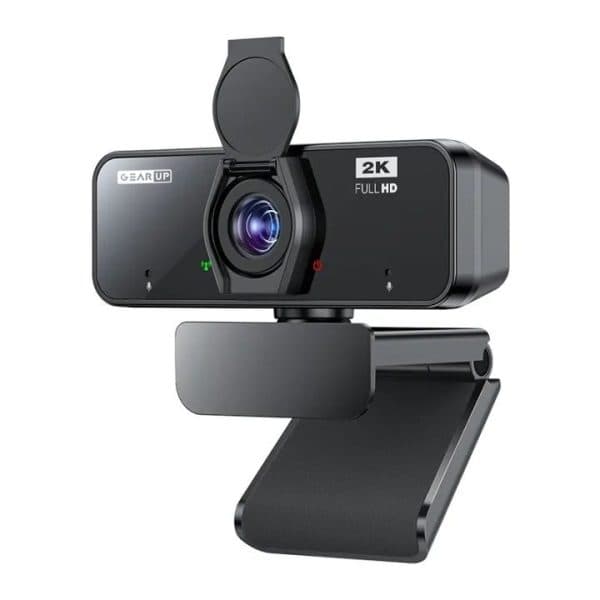 GearUP K450 Webcam- 2K 4.0MP HD USB Webcam with Privacy Cover Plug & Play USB Webcam with Built-in Mic by GearUP - Gadgetntech Bangladesh