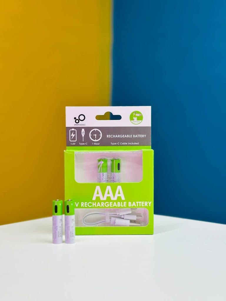 SmarToools RB20 AAA 1.5V 750 mWh Rechargeable Battery (2 Pcs Set) by SmarToools - Gadgetntech Bangladesh