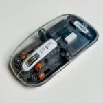 GearUP WM30 Transparent Crystal 2.4G + Bluetooth Magnetic Wireless Mouse- Gray Color by GearUP - Gadgetntech Bangladesh