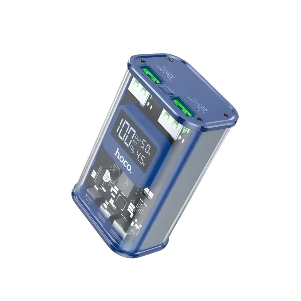 Hoco J105 10000mAh 22.5W Fast Charging Digital Display Power Bank - Blue by Hoco - Gadgetntech Bangladesh