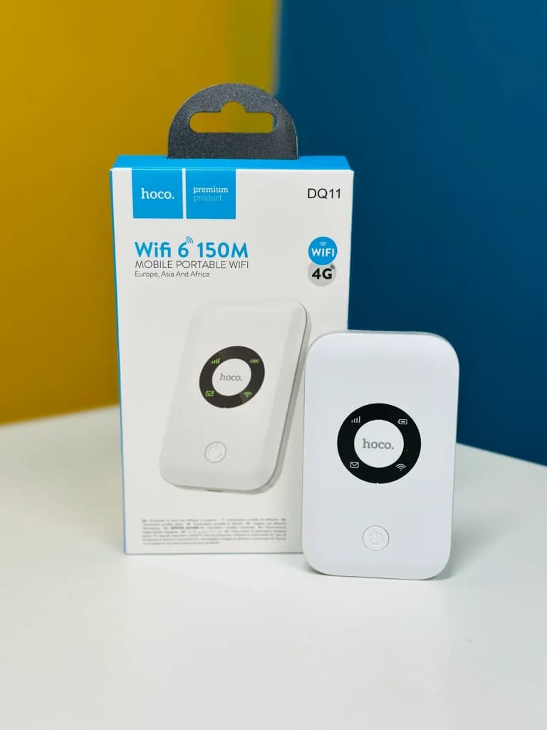 Hoco DQ11 4G Pocket Router WiFi 6 angle 2
