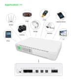 SKE POE 432P Mini DC UPS 25Watt 5v 9v 12v & PoE support 15/24v - 10400MAH angle 4