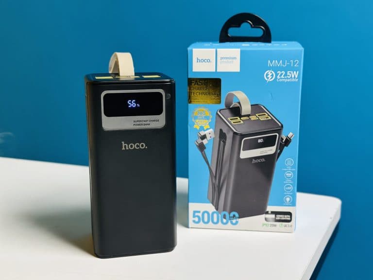 Hoco MMJ-12 50000mAh 22.5W Fast Charging Power Ban angle 2