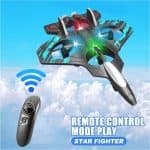 Remote Control Starfighter Drone Plane - Blue by Remote - Gadgetntech Bangladesh