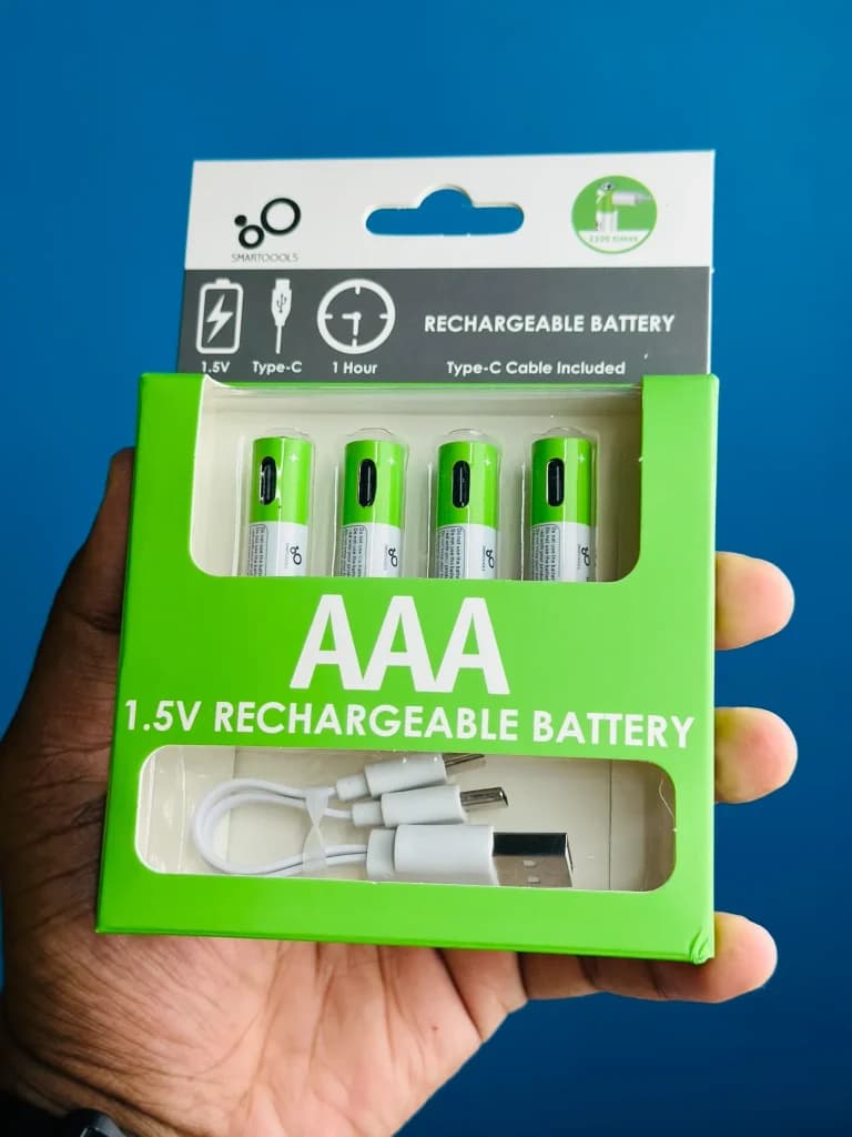 SmarToools RB40 AAA 1.5V 750 mWh Rechargeable Battery (4Pcs Set) by SmarToools - Gadgetntech Bangladesh