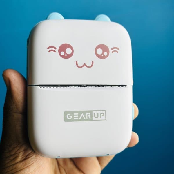 GearUP mini Thermal Bluetooth Printer - Blue Color by GearUP - Gadgetntech Bangladesh