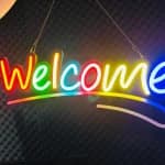 GearUP WELCOME Neon Sign For Greetings at Shop, Restaurant , Pharmacy, Cafe by GearUP - Gadgetntech Bangladesh