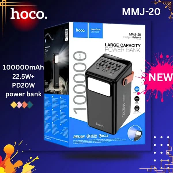 Hoco MMJ-20 22.5W 100000mAh Power Bank by Hoco - Gadgetntech Bangladesh