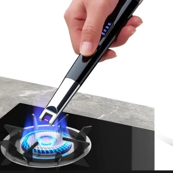 Premium USB Type-C Rechargeable Arc Electric Gas Lighter - JL895 by OEM - Gadgetntech Bangladesh