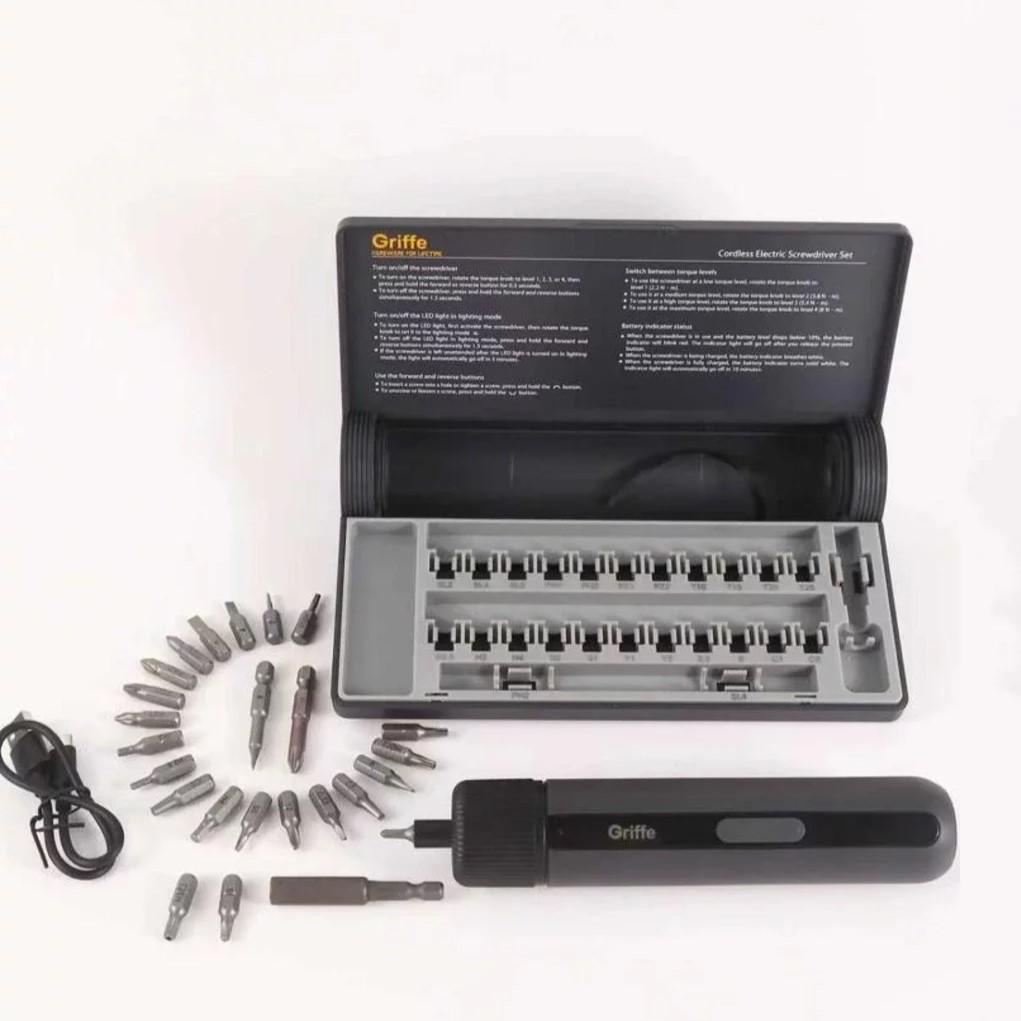 Griffe Cordless Electric Screwdriver Set by Griffe - Gadgetntech Bangladesh