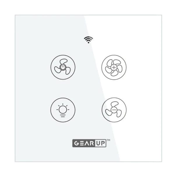 GearUP Wi-Fi Ceiling Fan Speed Controller & Light Switch — Smart TUYA / Smart Life App Control - (Without Remote) by GearUP - Gadgetntech Bangladesh