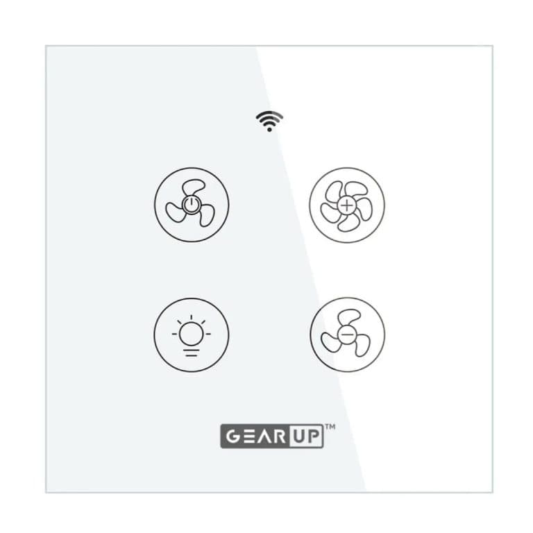 GearUP Wi-Fi Ceiling Fan Speed Controller & Light Switch — Smart TUYA / Smart Life App Control - (Without Remote) by GearUP - Gadgetntech Bangladesh