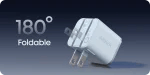 Anker Nano 45W GaN Fast Charger with Smart Display (A121D) angle 3