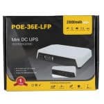 SKE POE-36E-LFP 20,000mAh Mini DC UPS – 36W High Power Backup with LiFePO4 Battery (5V/9V/12V 3A) angle 2