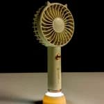JYSUPER JY-2320 Portable Handheld Mini Fan with Integrated LED light angle 2