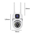 V380 Dual Lens PTZ 2+2mp Wifi Smart Camera angle 2