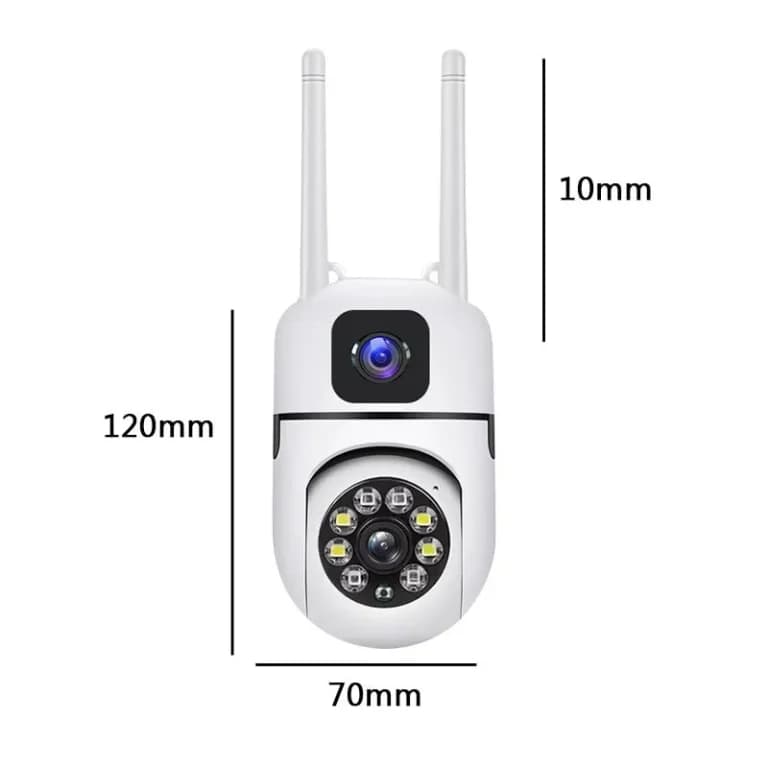 V380 Dual Lens PTZ 2+2mp Wifi Smart Camera angle 2