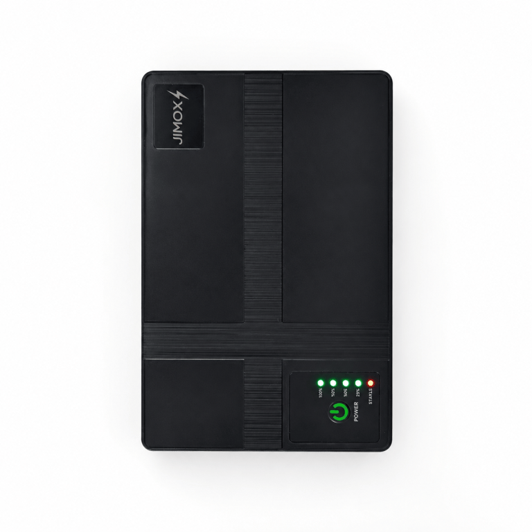 JIMOX JM-01 Multi-Output Mini UPS for Router & ONU (10400mAh, Fast Charging) angle 2