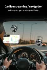Magnetic Vacuum Phone Holder K007 angle 2
