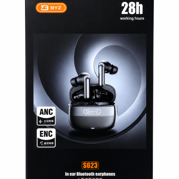 BYZ S623 ANC+ENC True Wireless Bluetooth Earbuds by BYZ - Gadgetntech Bangladesh