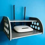 GearUP Rounded Side Design Router Stand (Gray Colour) by GearUP - Gadgetntech Bangladesh