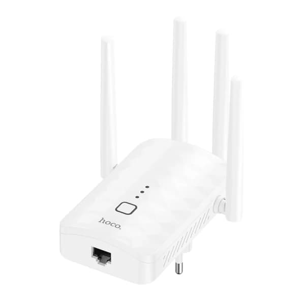 Hoco HI35 Wifi Repeater | WLAN/LAN Port (10/100Mbps) by Hoco - Gadgetntech Bangladesh