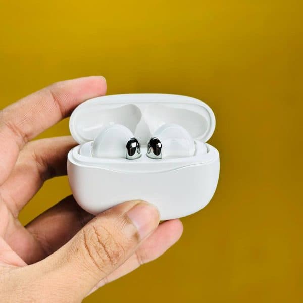 YW15 Active Noise Cancelling Earbuds - White