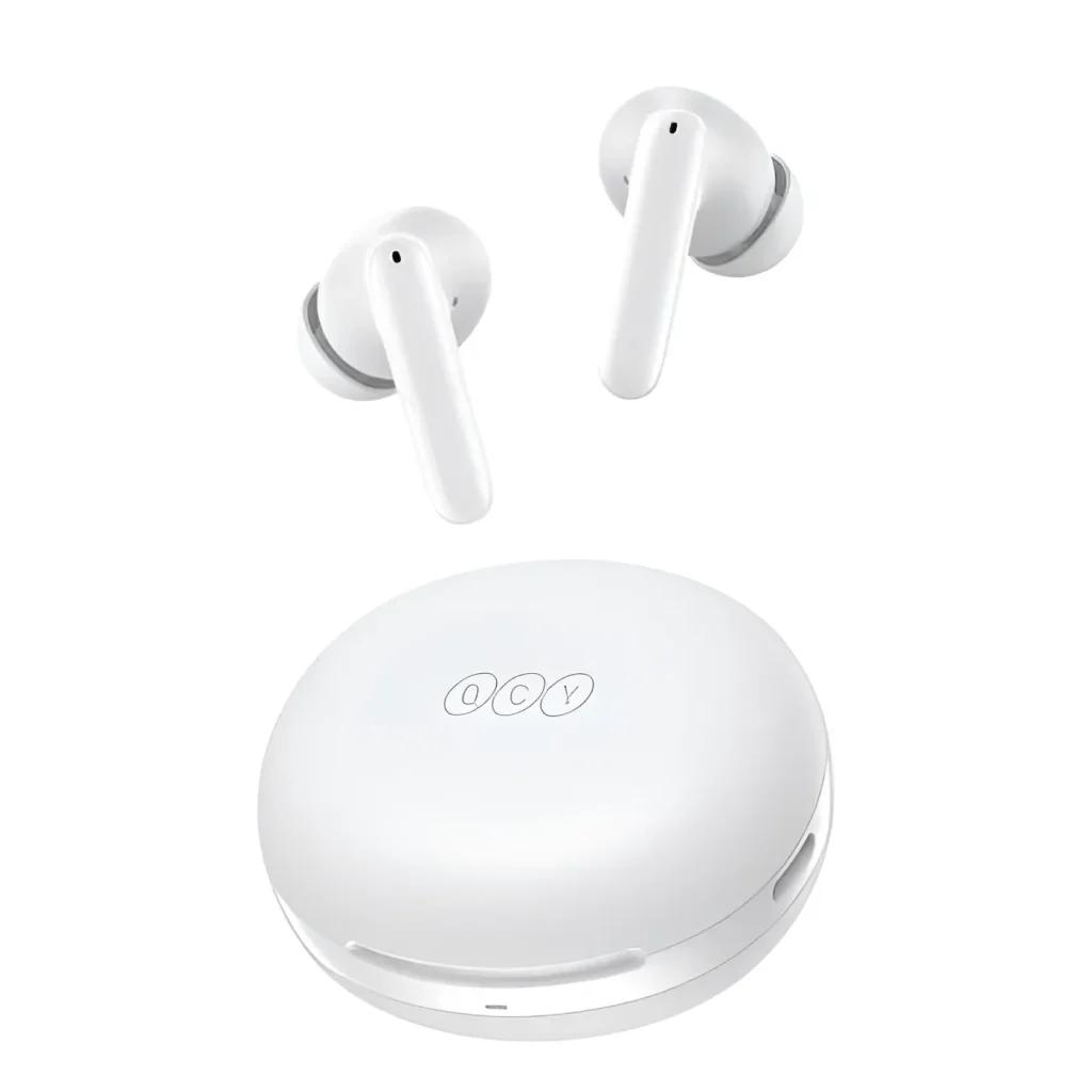 QCY T13 ANC 2 Truly Wireless Earbuds - White Color