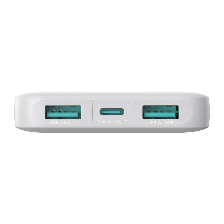 JOYROOM JR-PBF12 2.4A LED Power Bank 22.5W 10000mAh - White